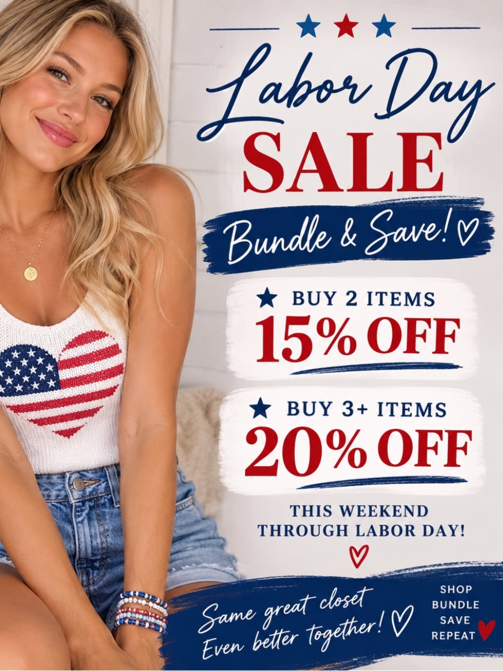 🇺🇸 LABOR DAY SALE 🇺🇸 Bundle & Save! 15–20% OFF